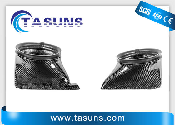 kualitas  CE Carbon Fiber Intake Front Bumper Intake Hole Air Duct Cover pabrik